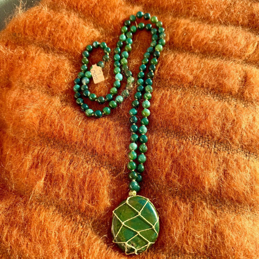 Sautoir Agate Mousse L