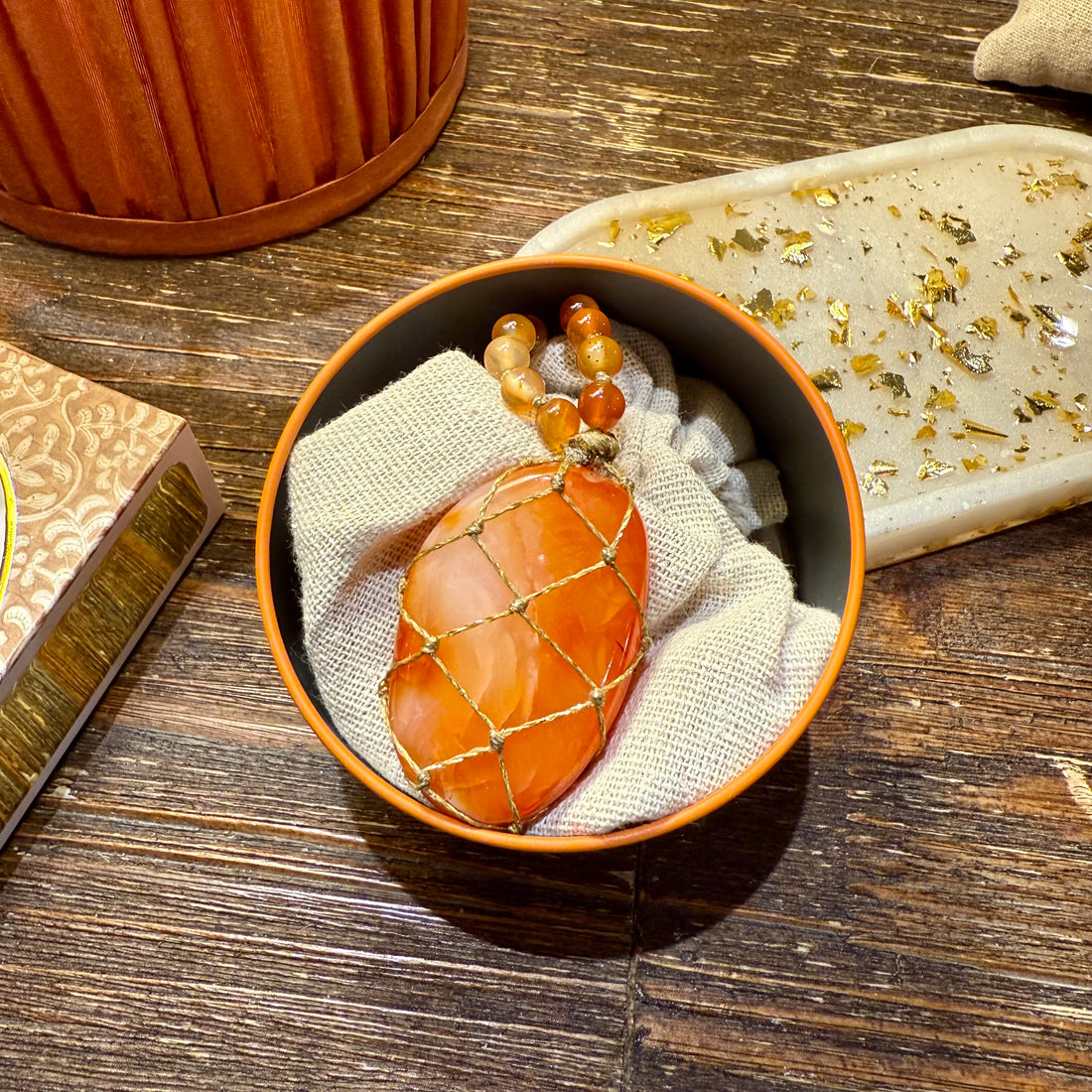 Collier de Vie Cornaline XL