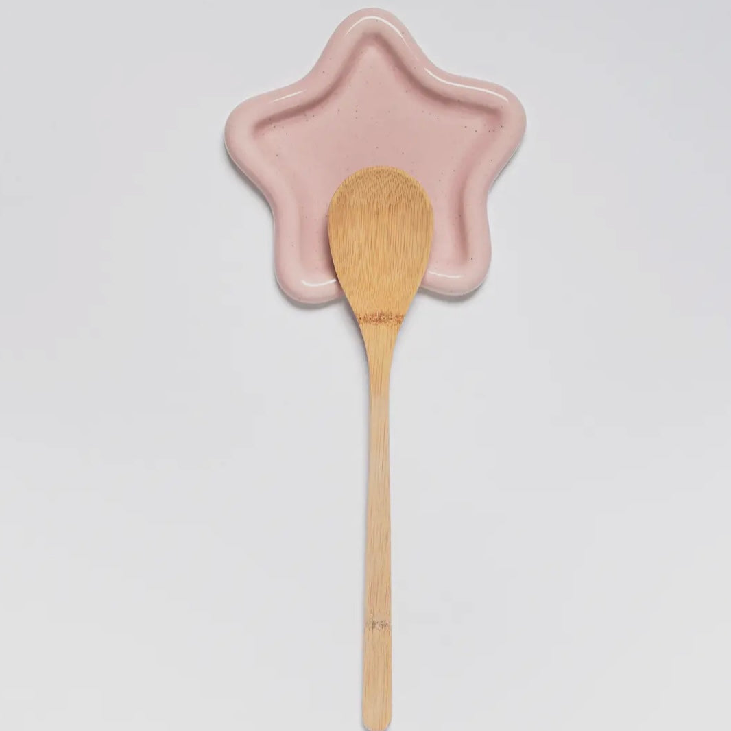 Petit plateau étoilé rose