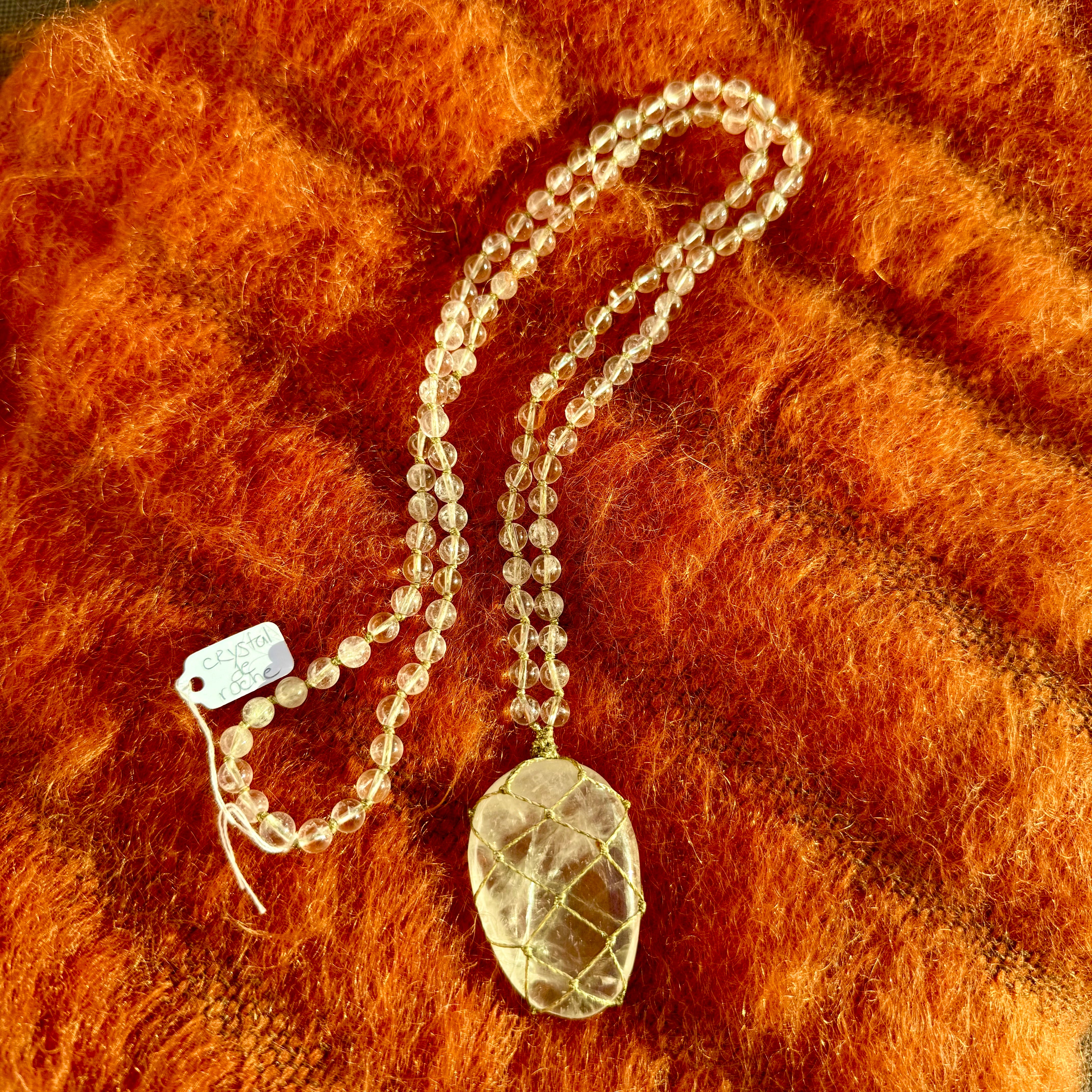 Sautoir Crystal de Roche M