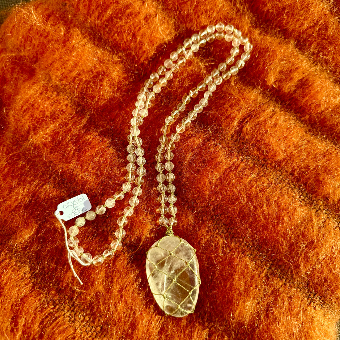 Sautoir Crystal de Roche M