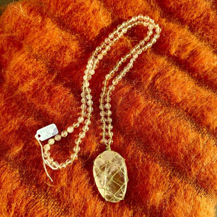 Sautoir Crystal de Roche M