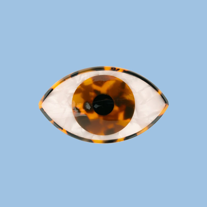 Clip Oeil Marron