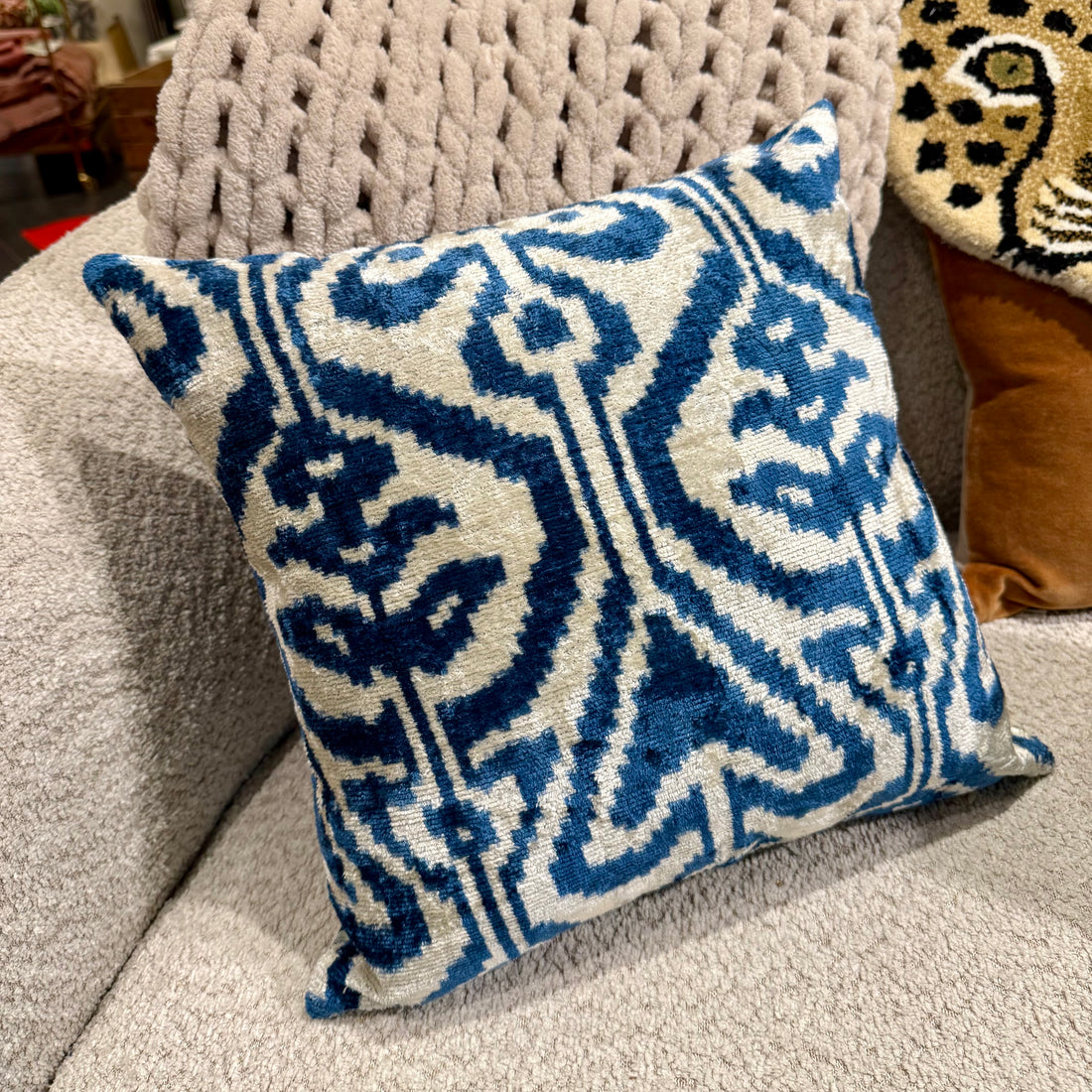 Coussin Ikat