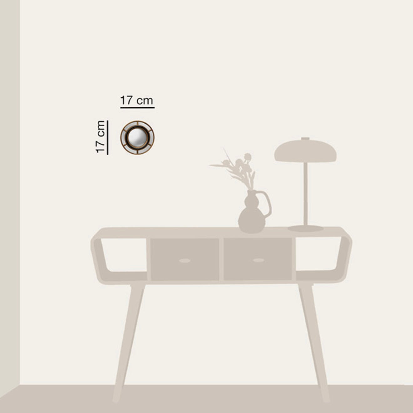 Miroir convexe 6 parties