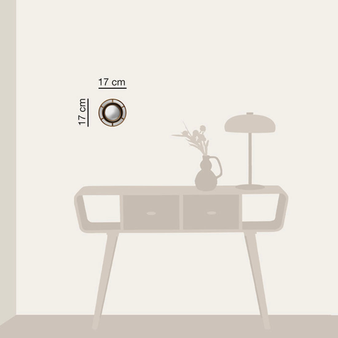 Miroir convexe 6 parties