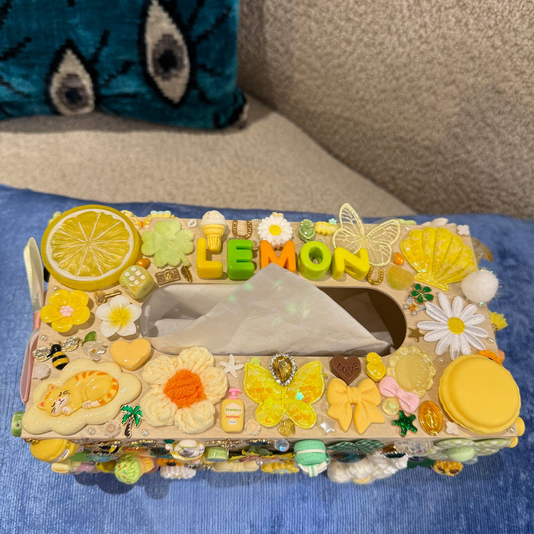 Boîte à mouchoirs Lemon