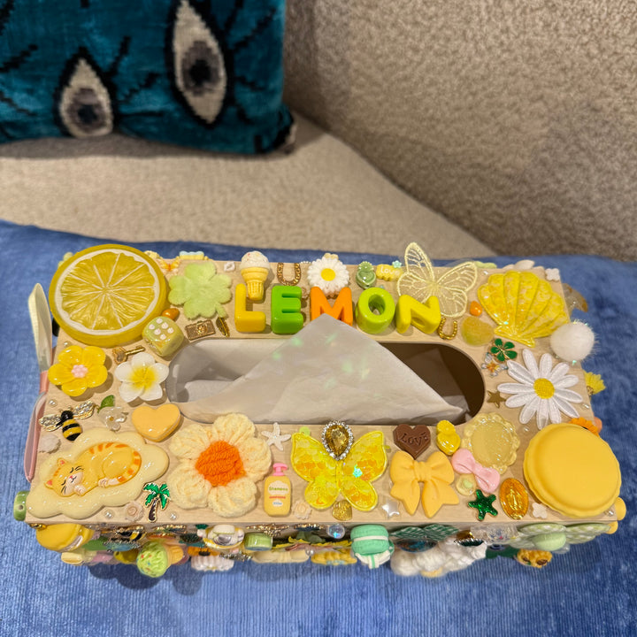 Boîte à mouchoirs Lemon