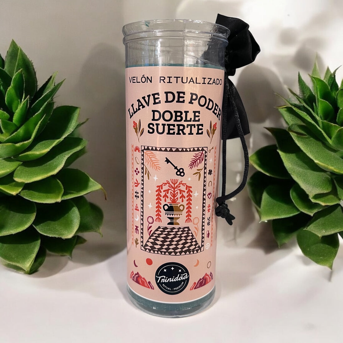 Bougie ritualisée Pouvoir et Chance