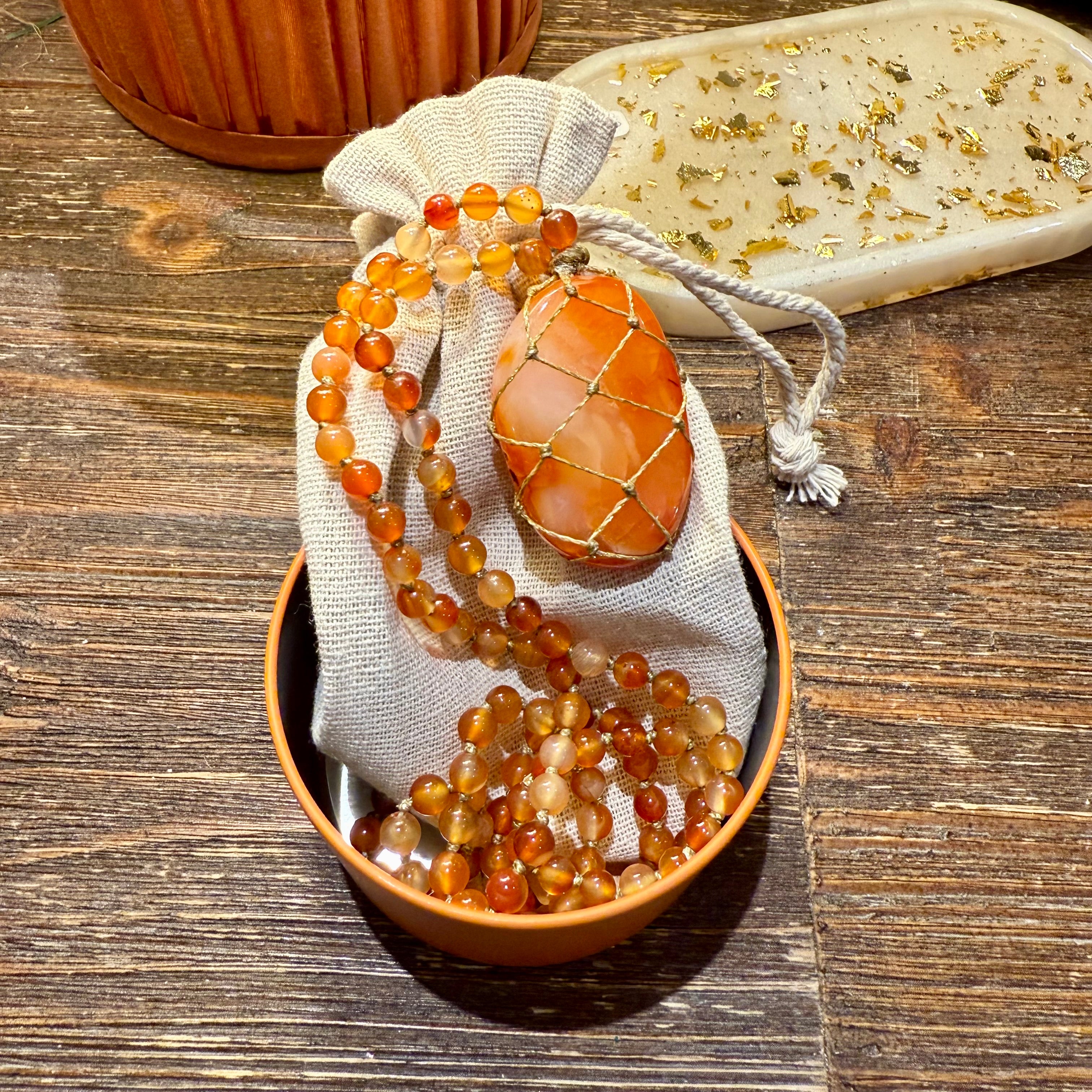 Collier de Vie Cornaline XL