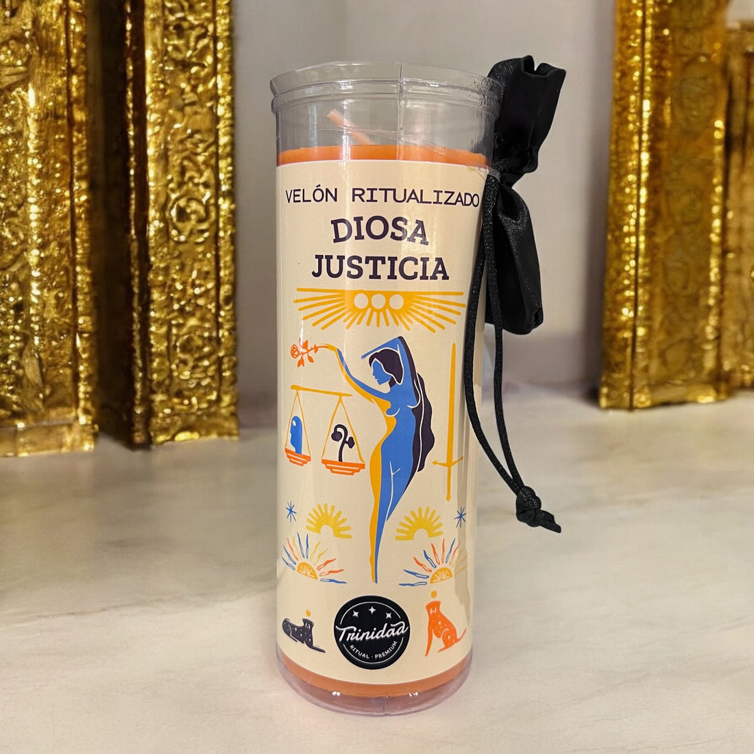Bougie ritualisée Déesse de la Justice