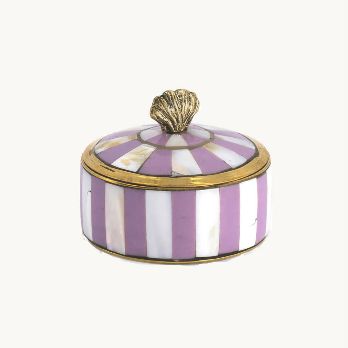 Petite boîte nacre lilas