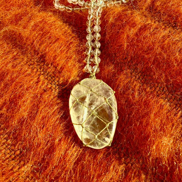 Sautoir Crystal de Roche M