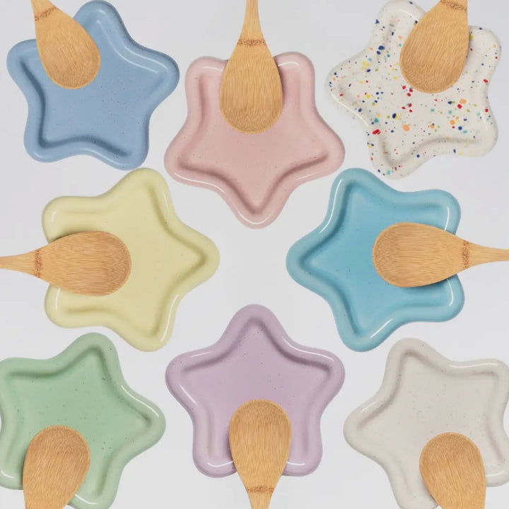 Petit plateau étoilé bleu