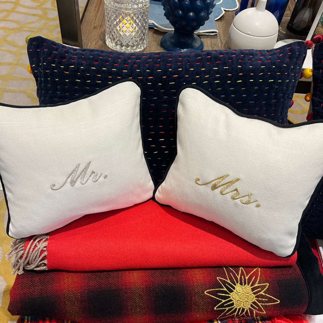 Coussins Mr & Mrs