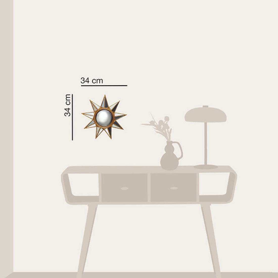 Miroir convexe soleil