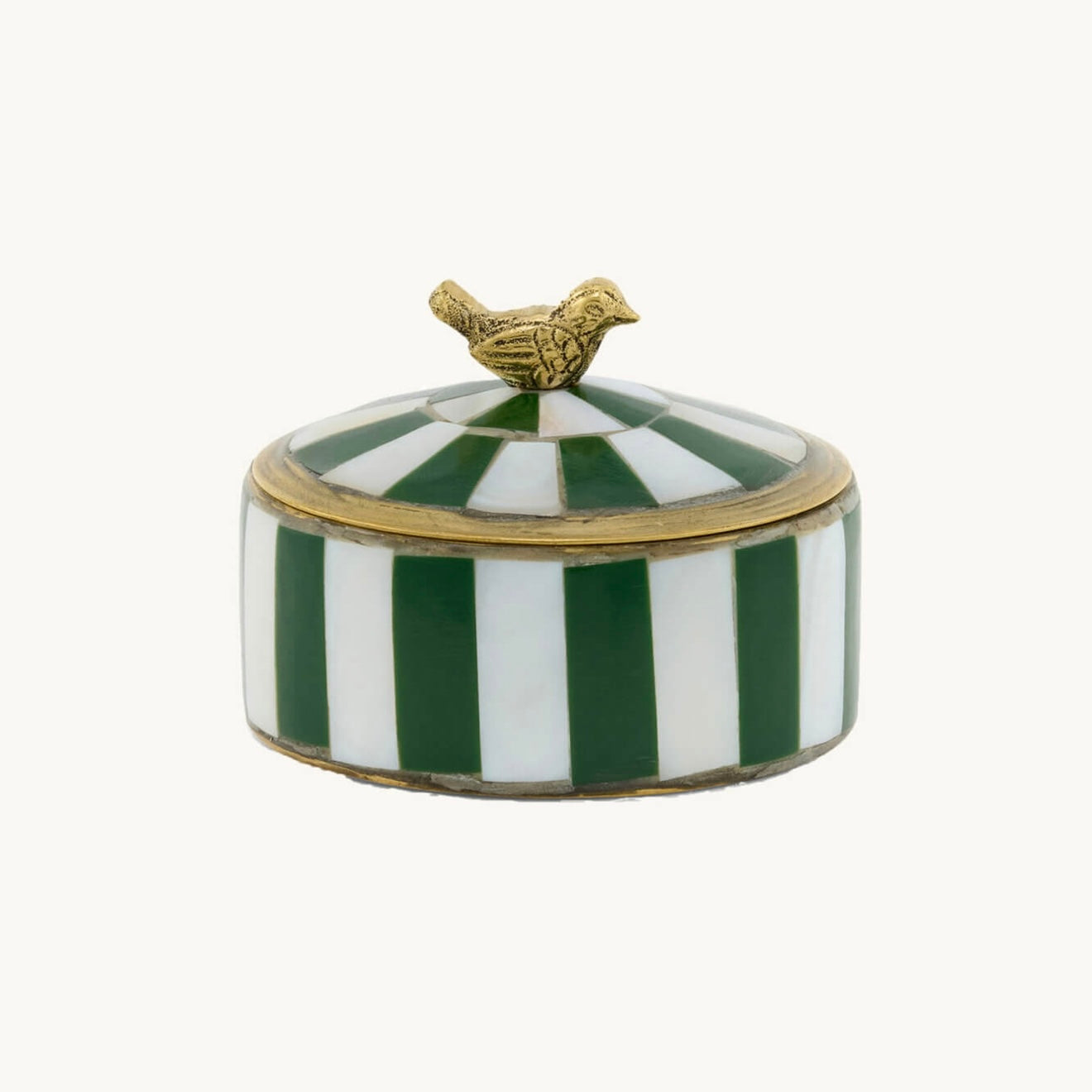 Petite boîte nacre verte