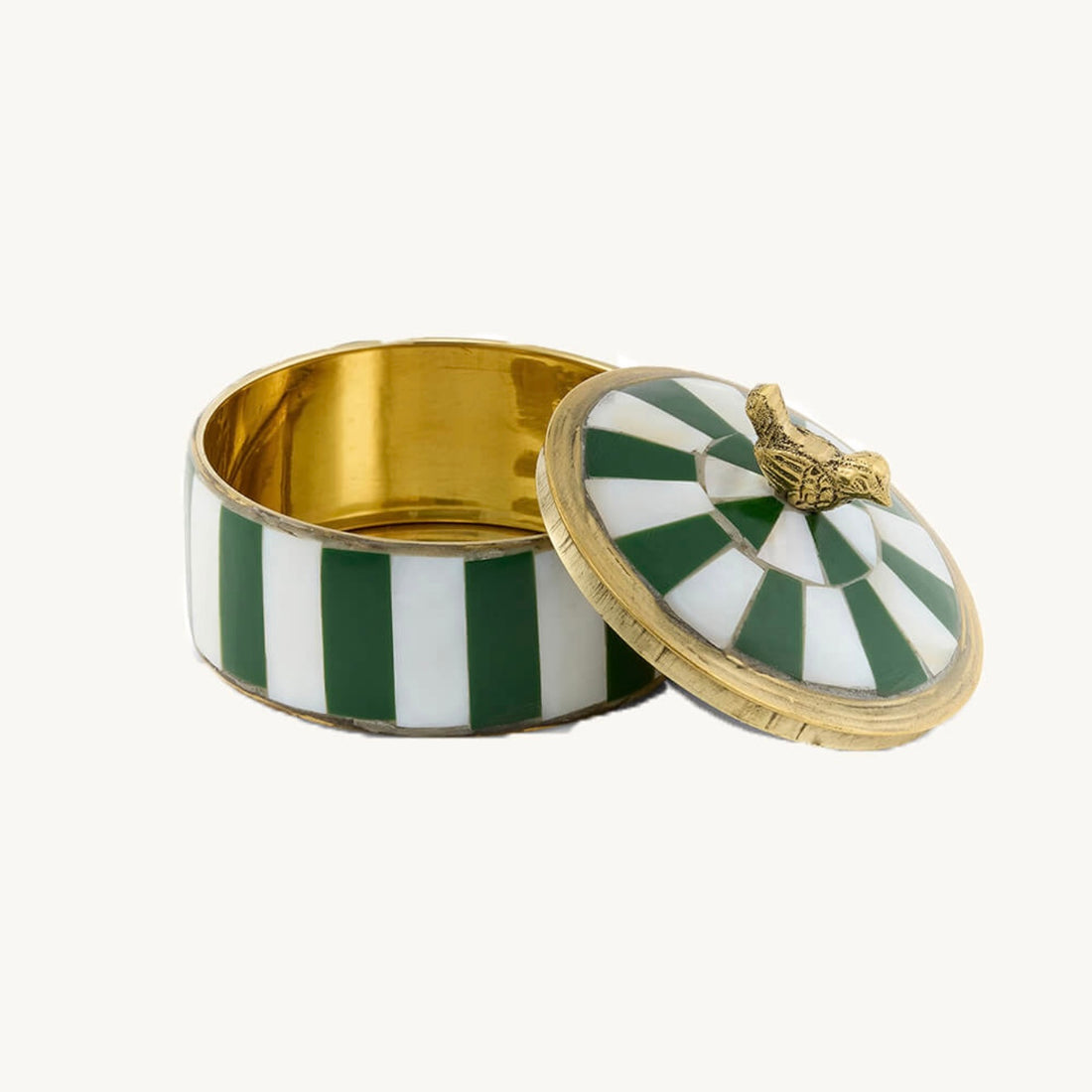 Petite boîte nacre verte