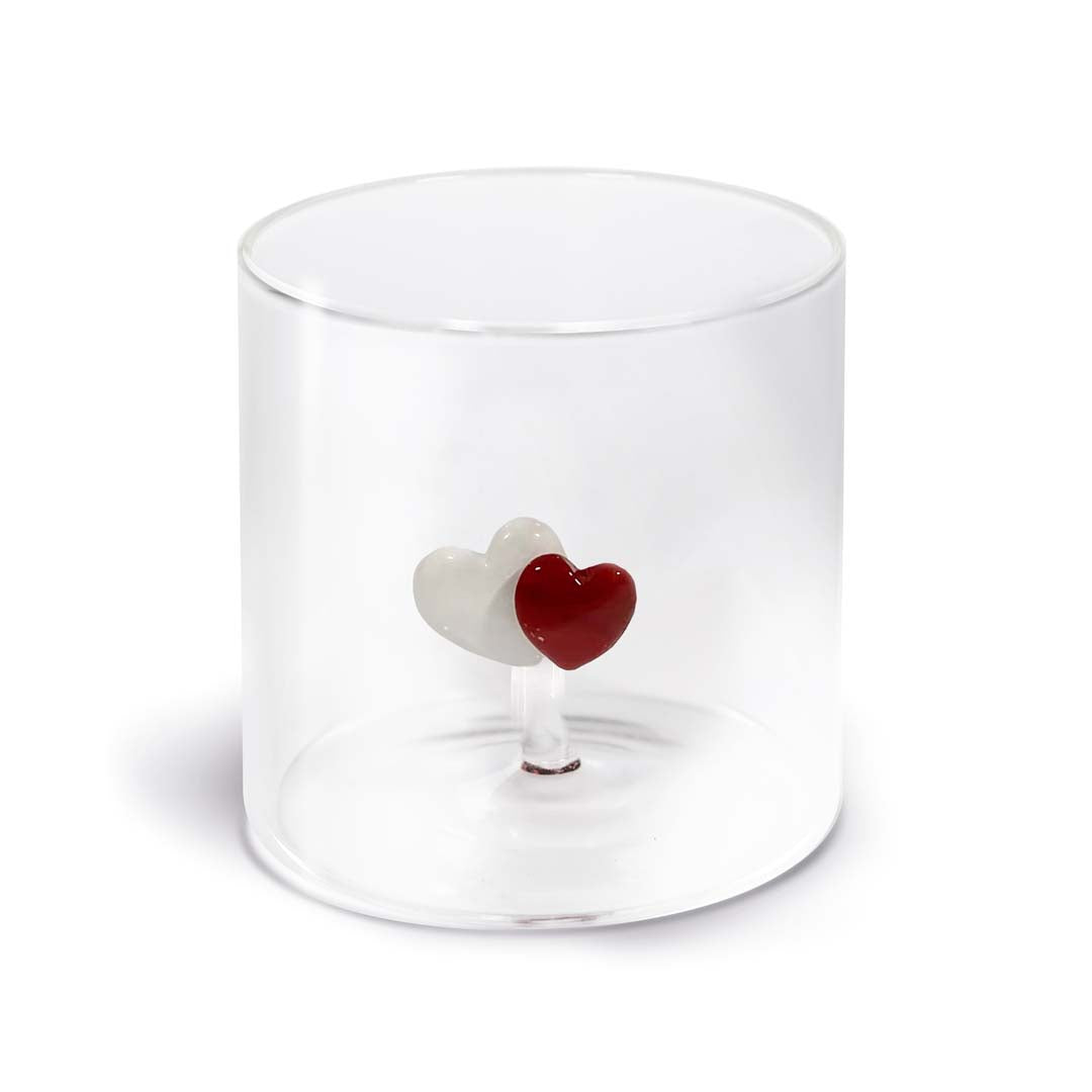 Verre Coeur Double
