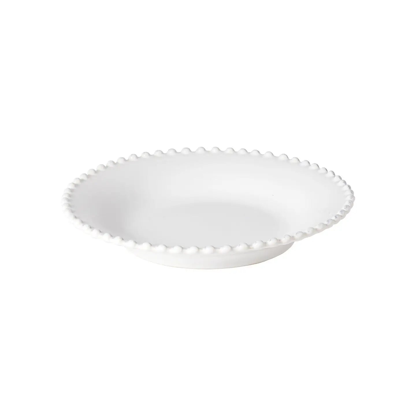 Assiette creuse Perle Blanche